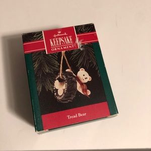 Hallmark vintage 1992 “Tread Bear” ornament.